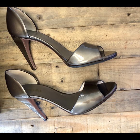 Stunning Prada Taffetas Vogue Pumps, Sz 40 - Picture 4 of 8